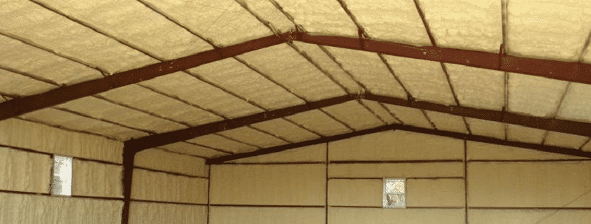 Commercial Warehouse spray foam Insulation
